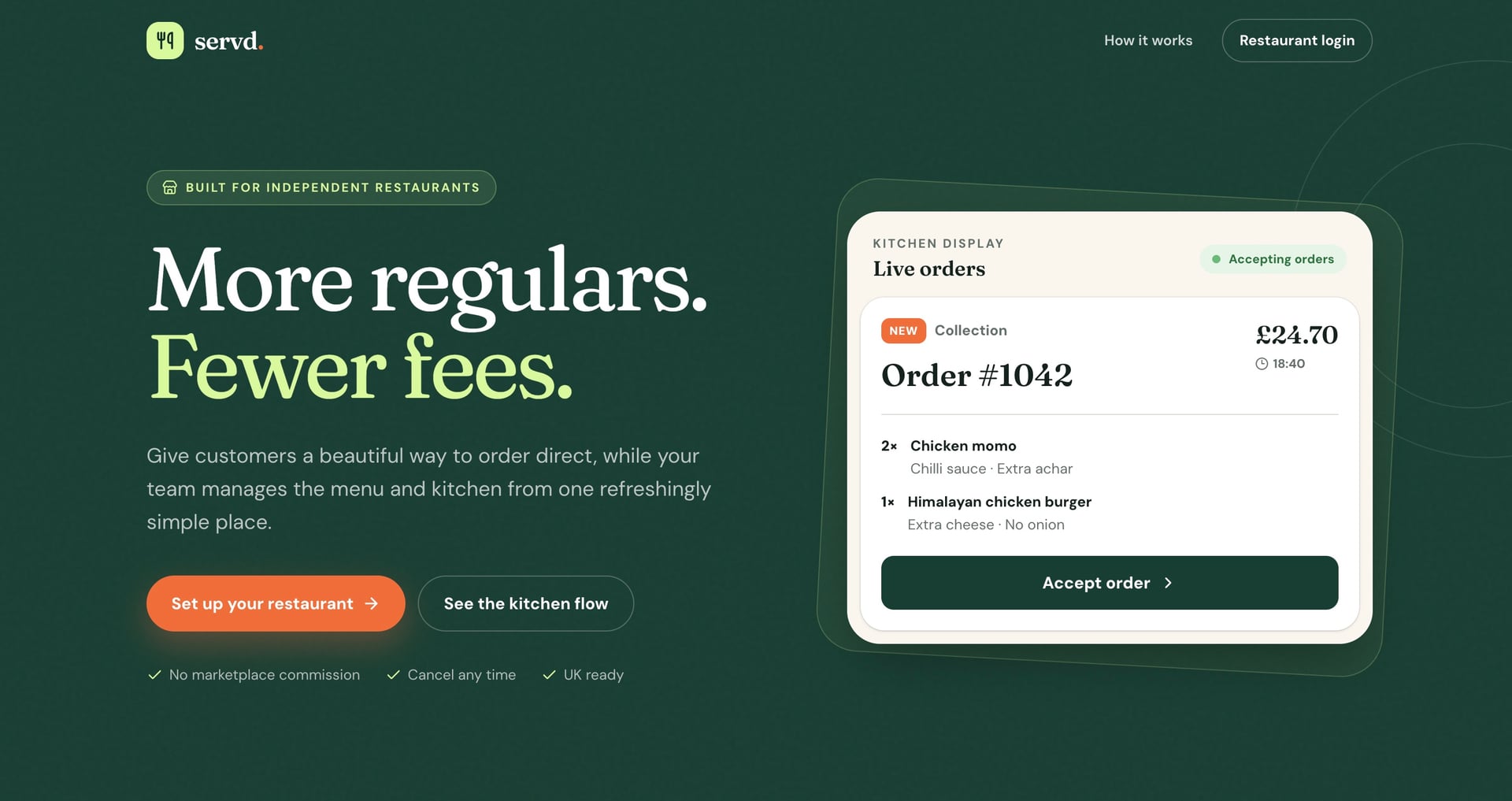 Himalayan Kitchen — Restaurant Ordering Platform interface preview